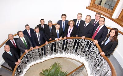 Members of the Nur Energie team and Algerian delegation
